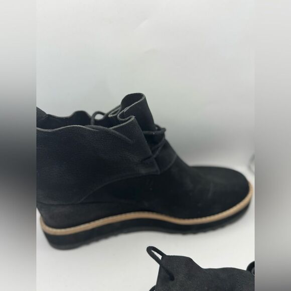 Eileen Fisher Women’s Size 8 Capa Wedge Chukka Boot In Black - Picture 6 of 9